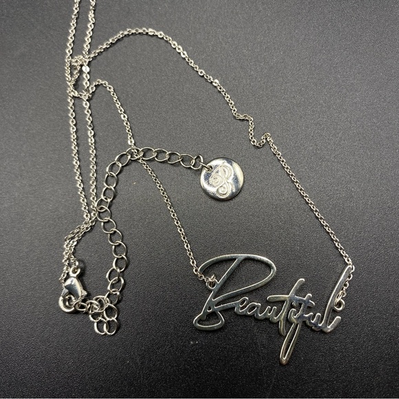 PLUNDER Design Lyra Silver Tone BEAUTIFUL  Necklace - Picture 6 of 6
